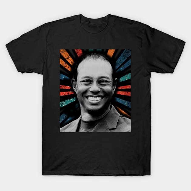 sketc vintage tiger woods #3 T-Shirt by ArmandoApparel